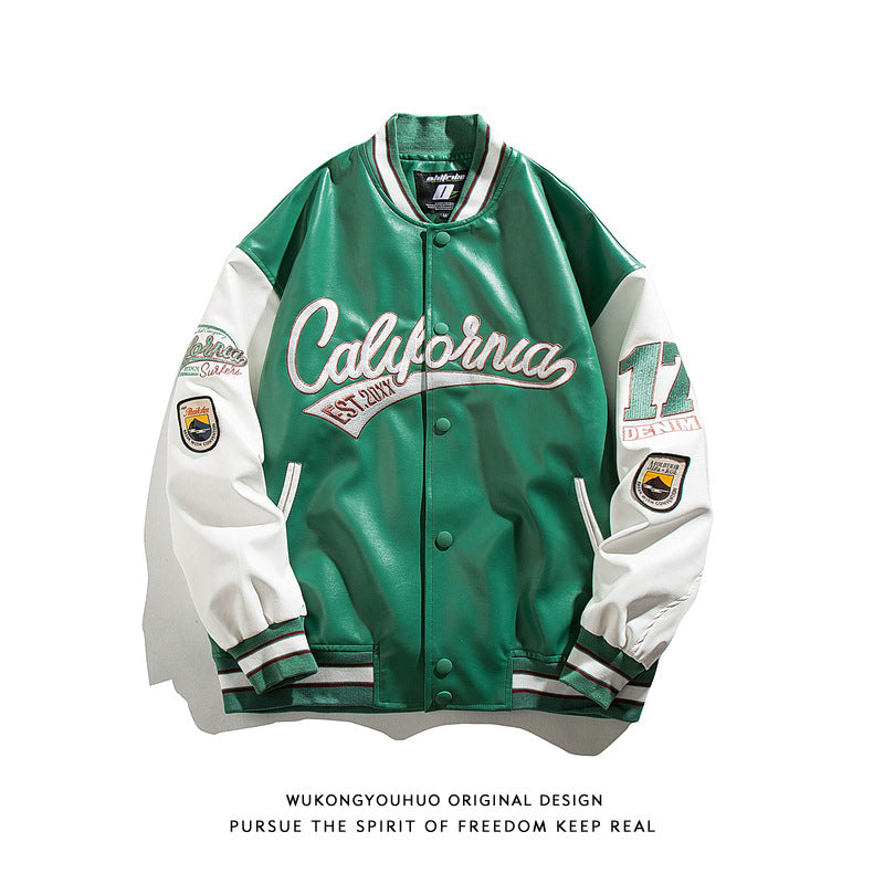 Baseball jersey casual jacket