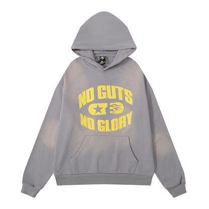 Retro Cotton Hooded Sweatshirt for Men and Women