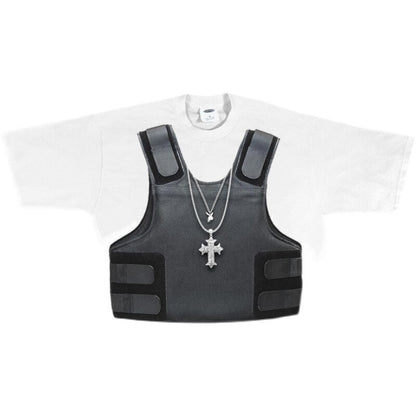 Printed Cotton Short Sleeve T-Shirt