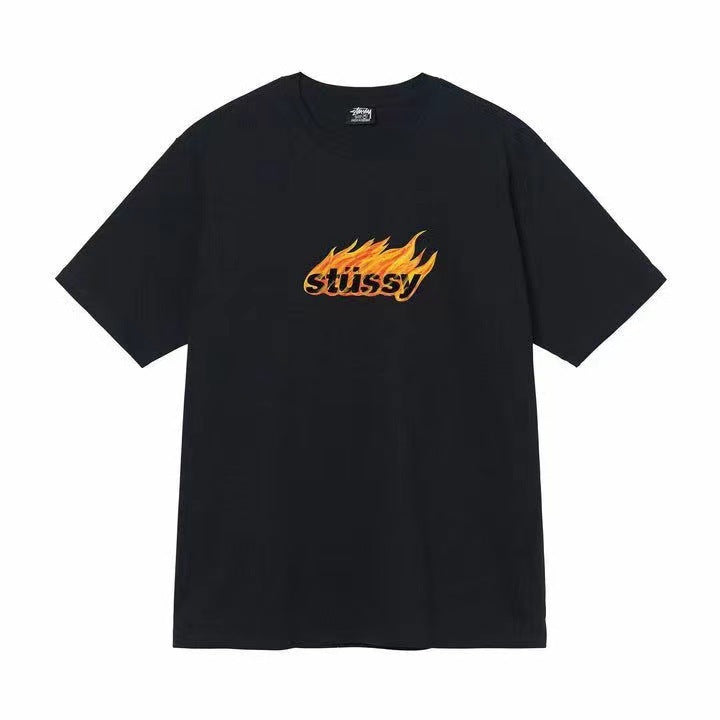 Cotton Letter Print T-shirt