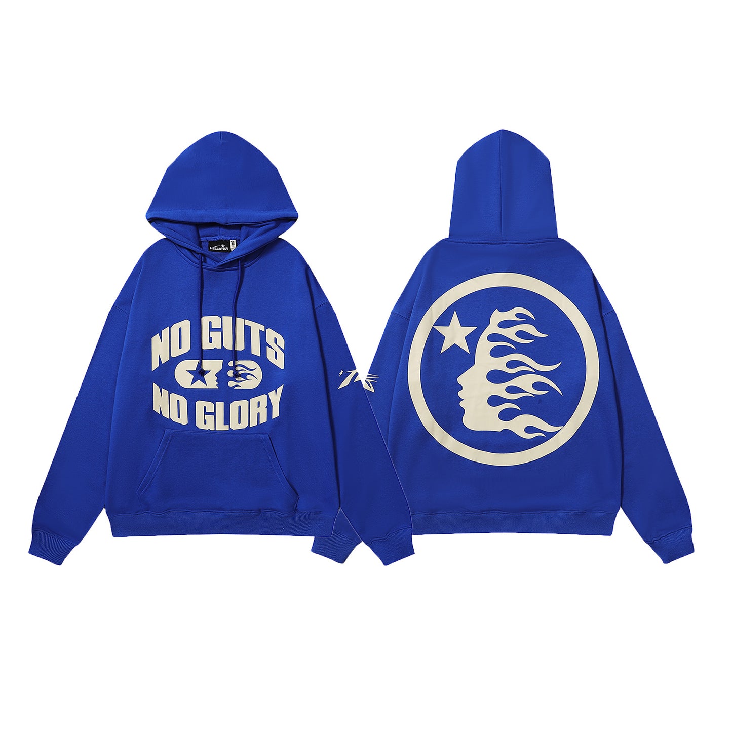 Retro Cotton Hooded Sweatshirt for Men and Women