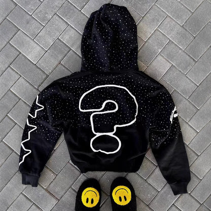 Men's Printed Hooded Sweatshirt