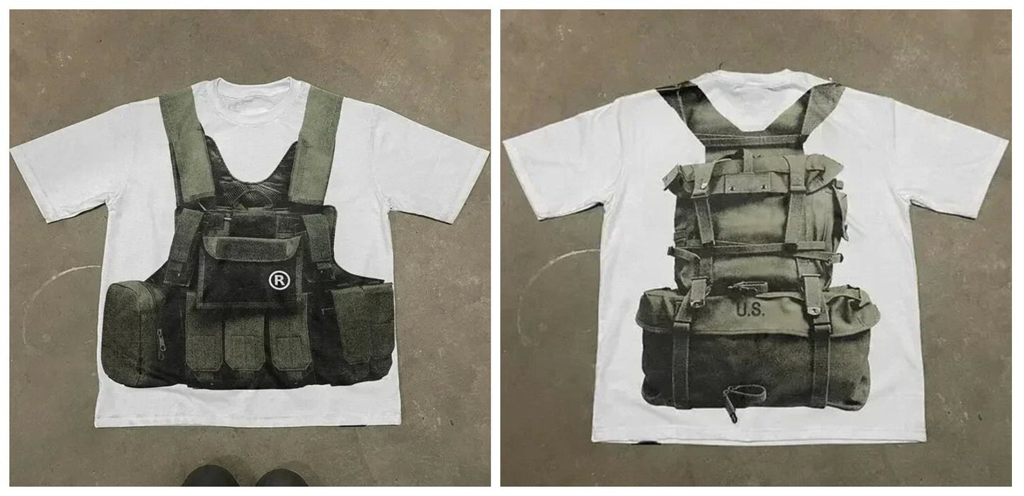 Cartoon Print Mens T-Shirt