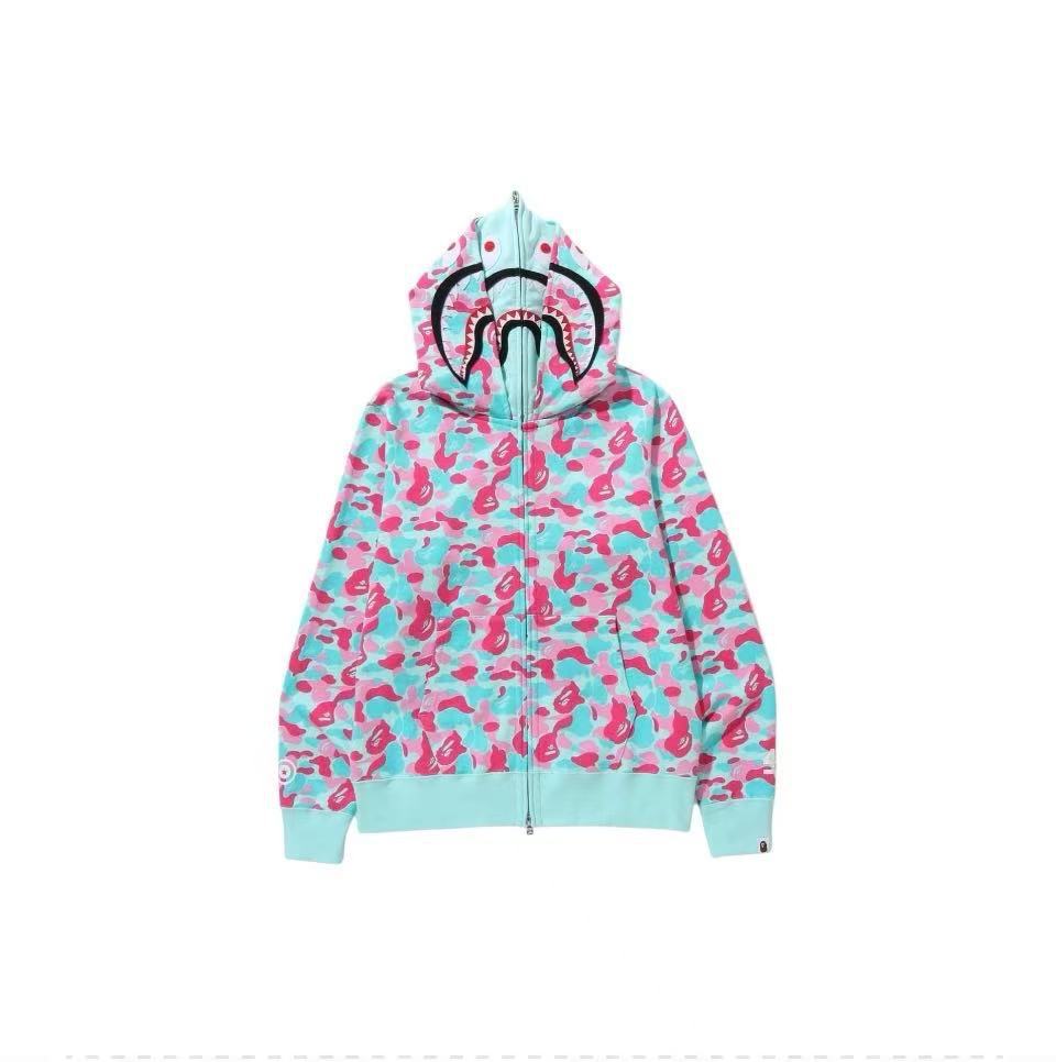 Double Hood Cotton Embroidered Streetwear Jacket