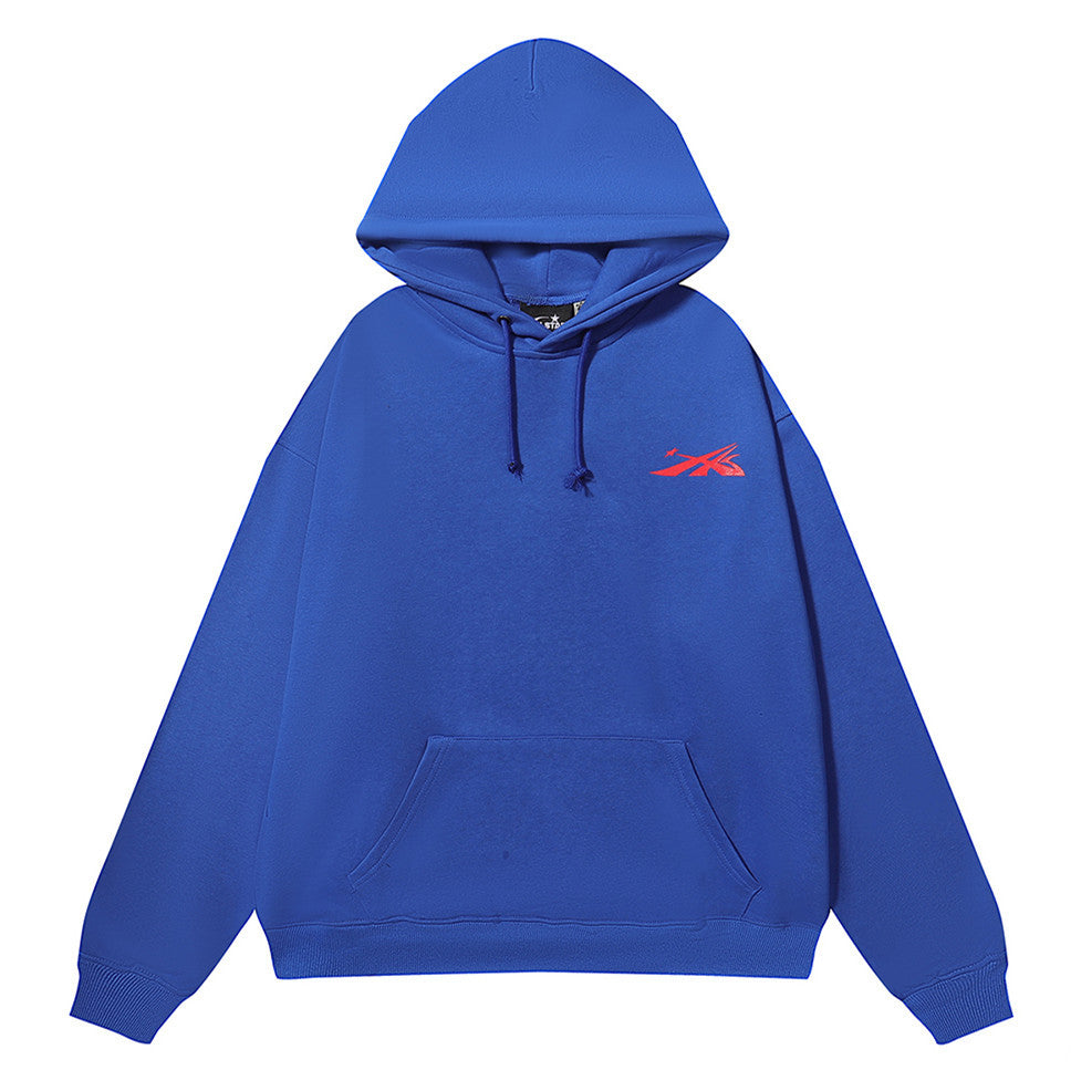 Retro Cotton Hooded Sweatshirt for Men and Women