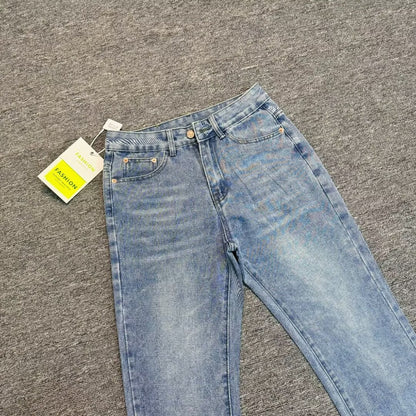 Ice Blue distressed washed style jeans