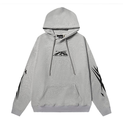Retro Cotton Hooded Sweatshirt for Men and Women