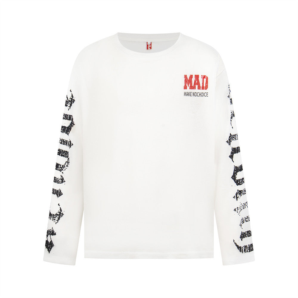 Hand-Painted Graffiti Long Sleeve T-Shirt