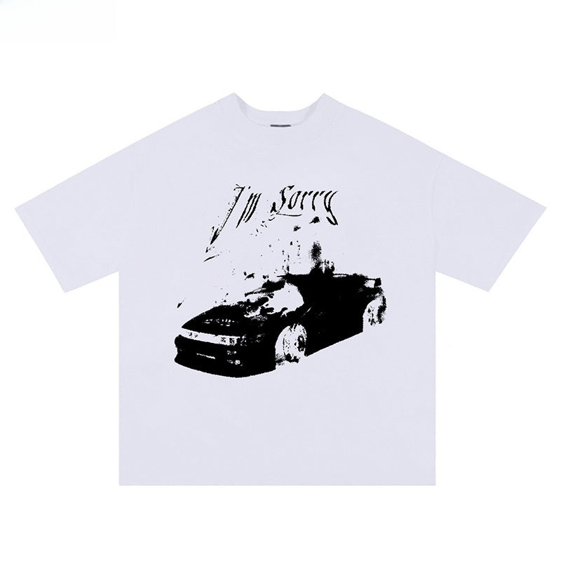 Mens Geometric Print Cotton T-Shirt