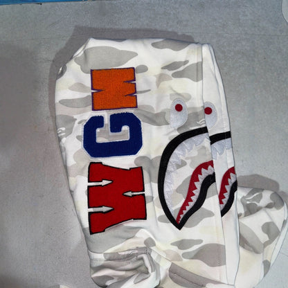 Double Hood Cotton Embroidered Streetwear Jacket