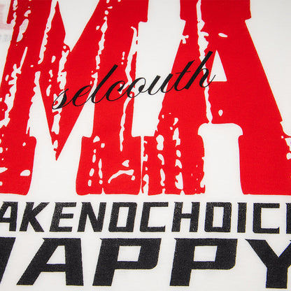 Hand-Painted Graffiti Long Sleeve T-Shirt