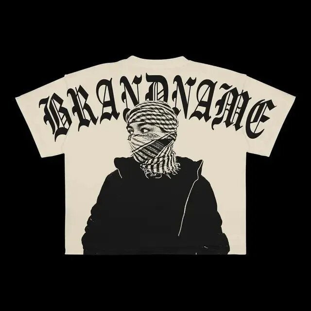 Mens Graphic Print Cotton T-shirt