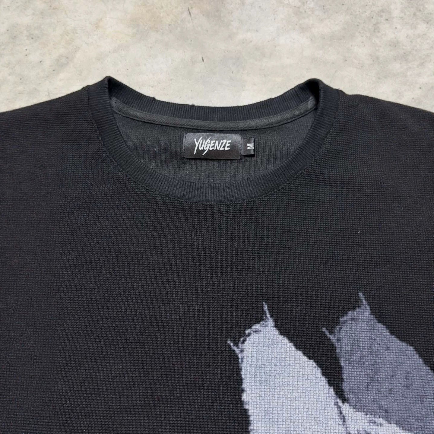Y2K Retro Gothic Print Long Sleeve T-Shirt