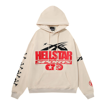 Retro Cotton Hooded Sweatshirt for Men and Women