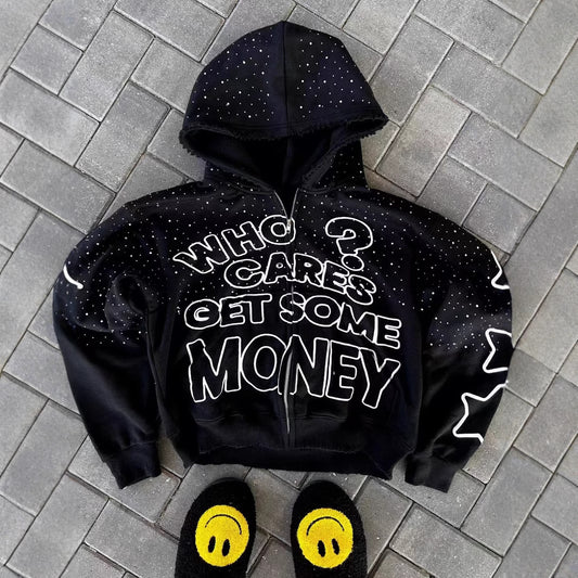 Men's Printed Hooded Sweatshirt