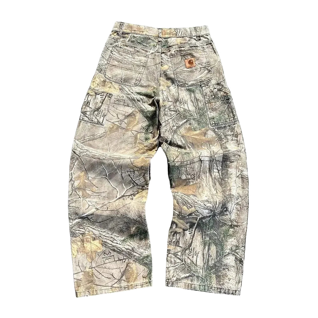 Carhartt Summer Washed Camouflage Denim Pants