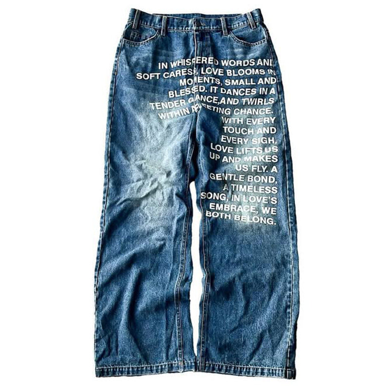 Japanese Style 3D Printed Cherry Blossom Casual Pants