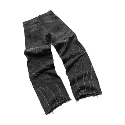 retro wide-leg pants