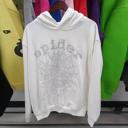 Thick fleece hoodie with a hood