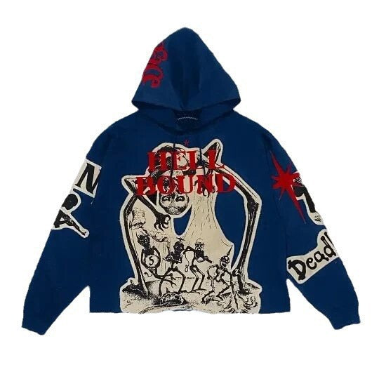 Printing Loose Hoodie  Sweatshirt