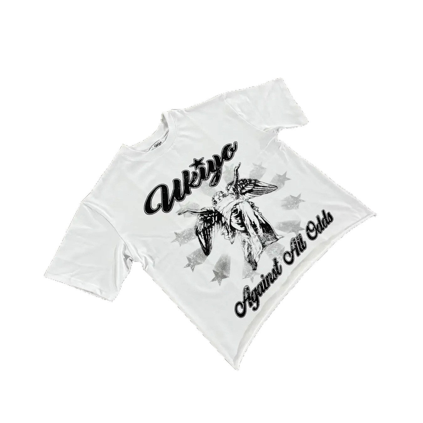 Graphic Print Cotton T-Shirt Oversized Casual Top