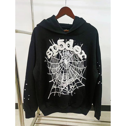 Thick fleece hoodie with a hood