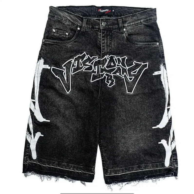 Straight-leg jeans