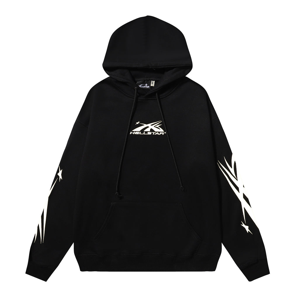 Retro Cotton Hooded Sweatshirt for Men and Women Hellstar