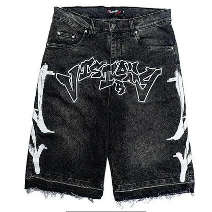 Straight-leg jeans