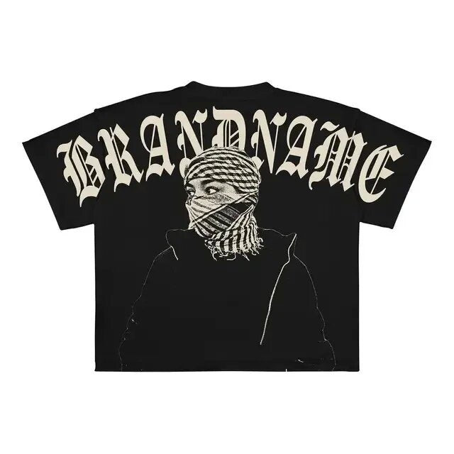Mens Graphic Print Cotton T-shirt