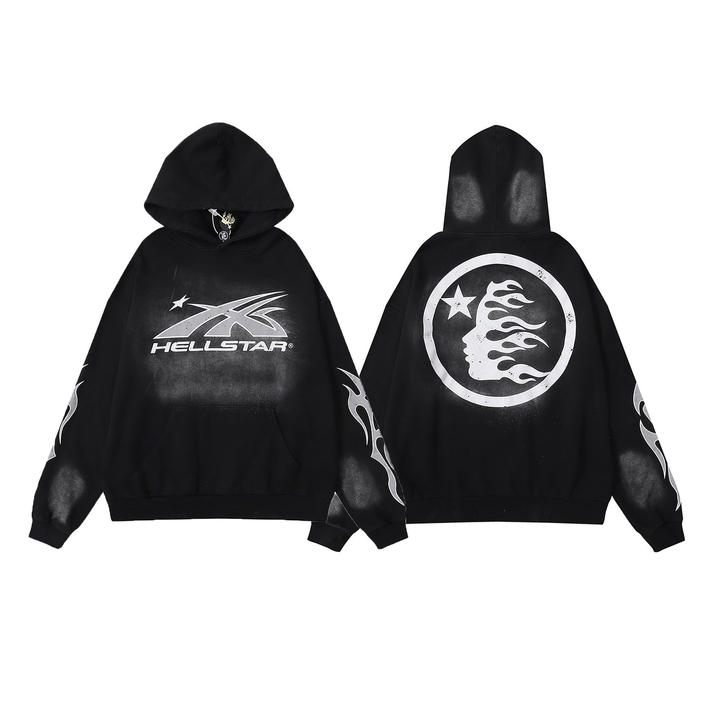 Retro Cotton Hooded Sweatshirt for Men and Women