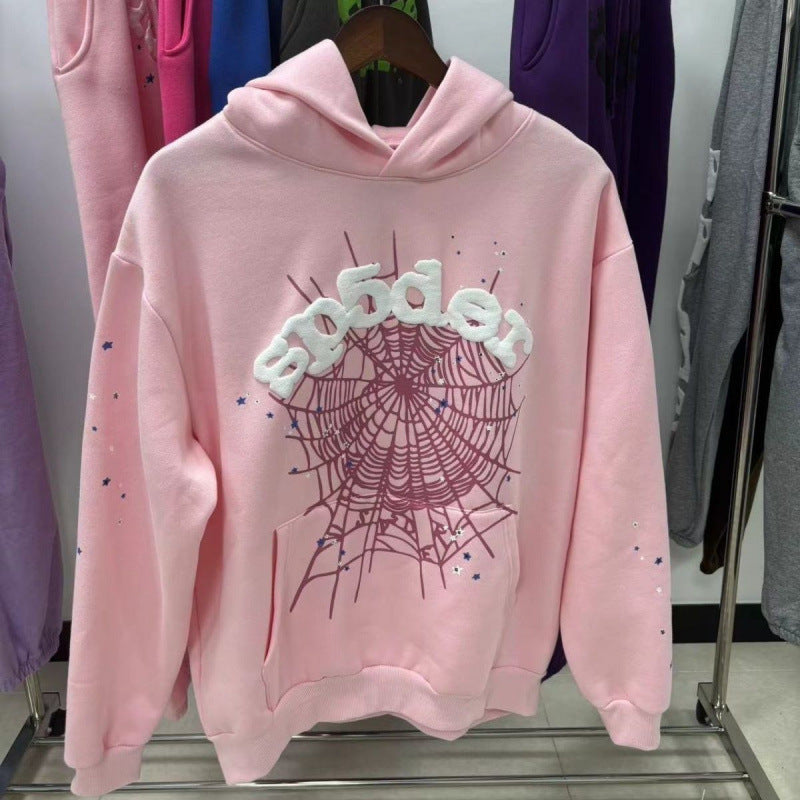 Thick fleece hoodie with a hood