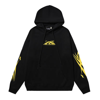 Retro Cotton Hooded Sweatshirt for Men and Women