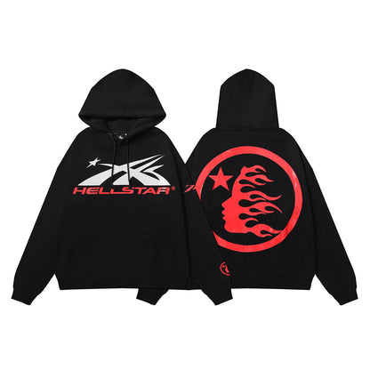Retro Cotton Hooded Sweatshirt for Men and Women