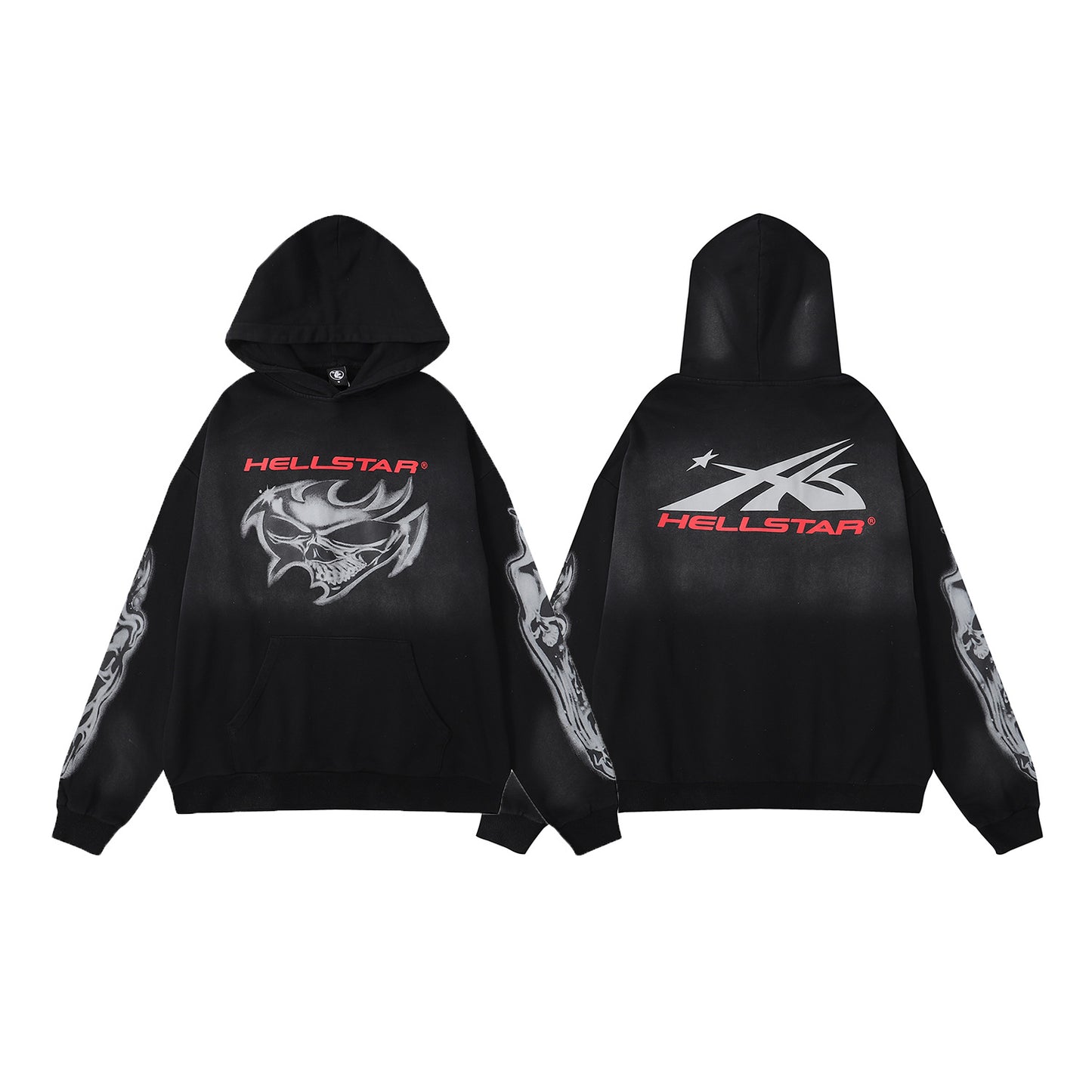 Retro Cotton Hooded Sweatshirt for Men and Women