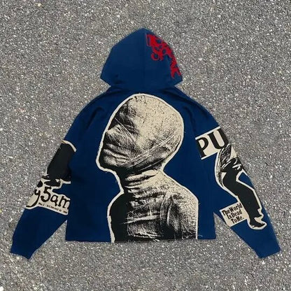 Printing Loose Hoodie  Sweatshirt