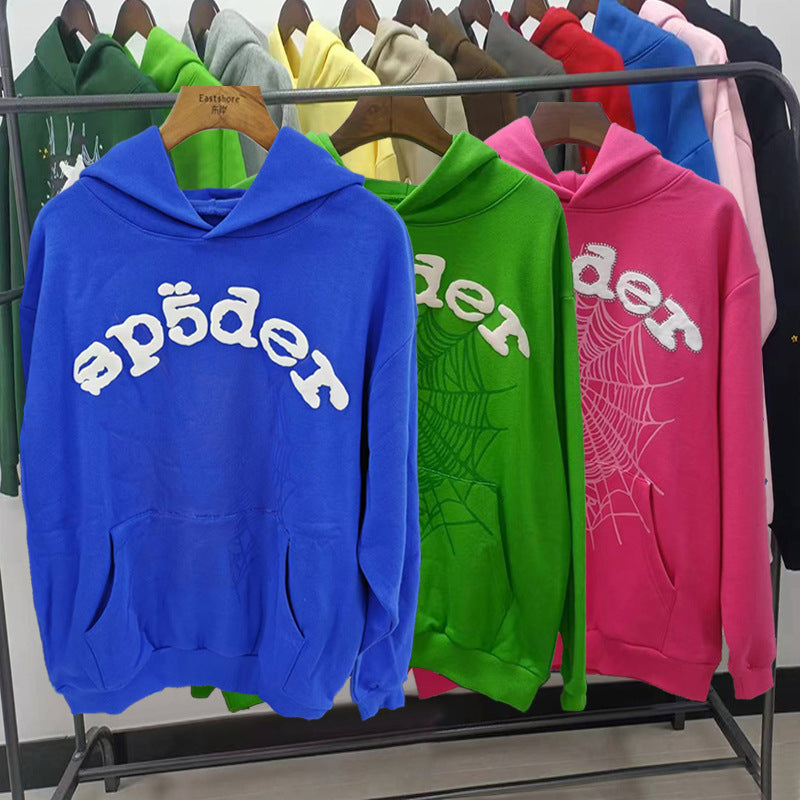 Thick fleece hoodie with a hood