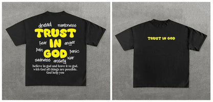 Cartoon Print Mens T-Shirt