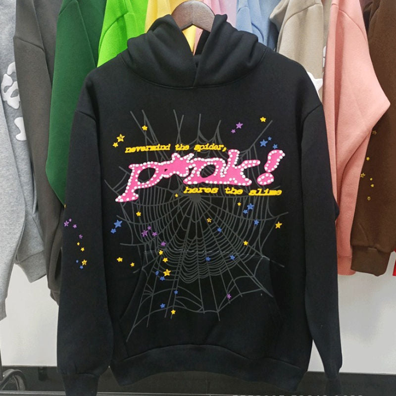 Thick fleece hoodie with a hood