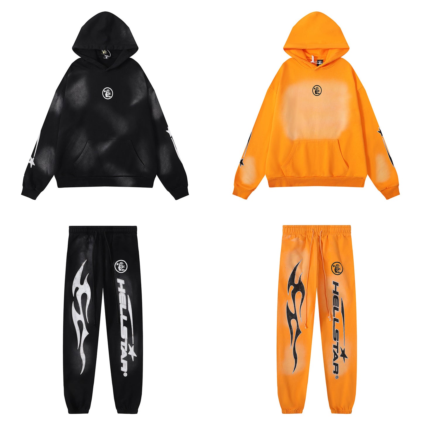 Retro Cotton Hooded Sweatshirt for Men and Women