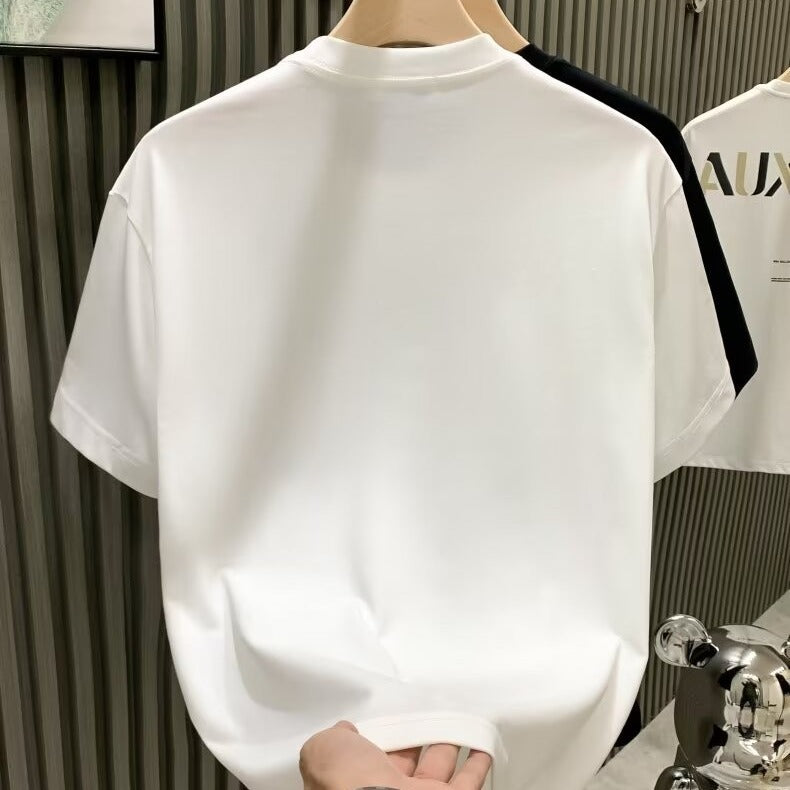 Mens Rhinestone Short Sleeve T-Shirt