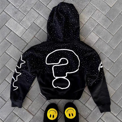 Men's Printed Hooded Sweatshirt