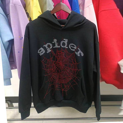 Thick fleece hoodie with a hood