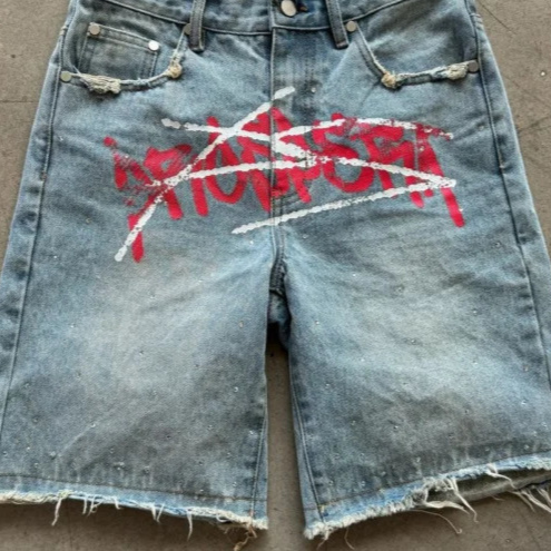 Straight-leg jeans
