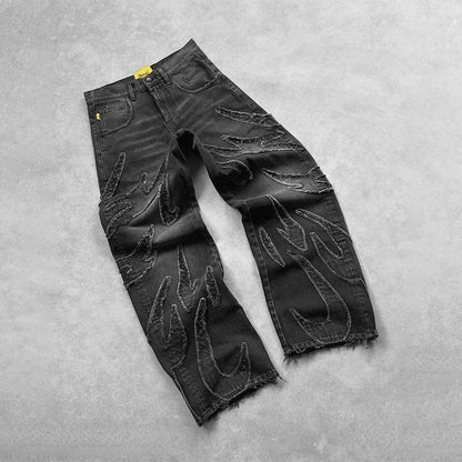retro wide-leg pants