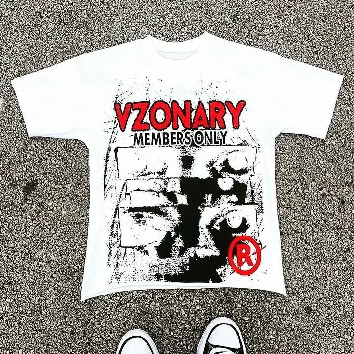 Cartoon Print Mens T-Shirt