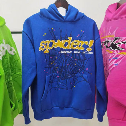 Thick fleece hoodie with a hood