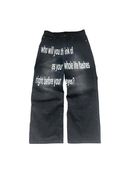 Japanese Style 3D Printed Cherry Blossom Casual Pants