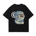 Aesthetic Cotton T-shirt with Cartoon Print