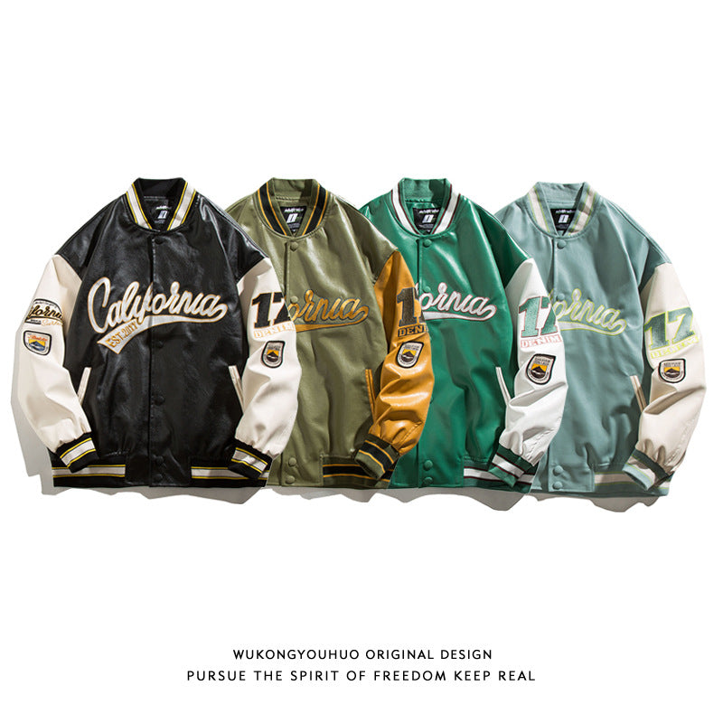 Baseball jersey casual jacket